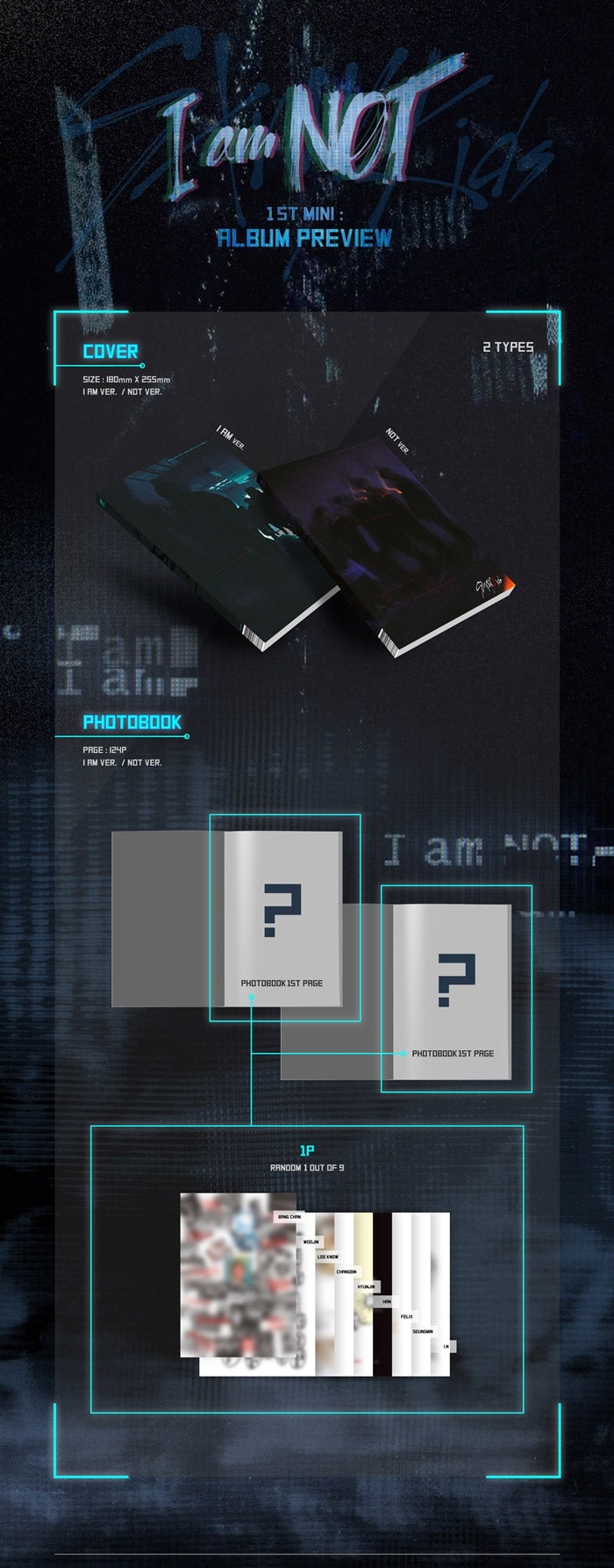 STRAY KIDS - I am NOT [Random ver.] (1er Mini Album)